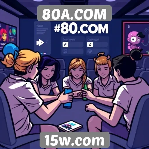 Recursos de interação social no 80A.COM